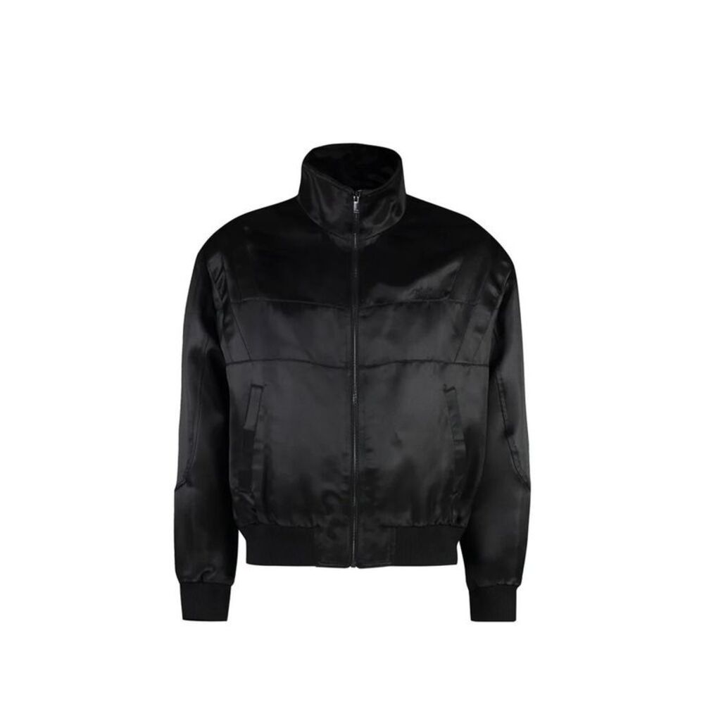 Saint Laurent Black Silk Men's Jacket